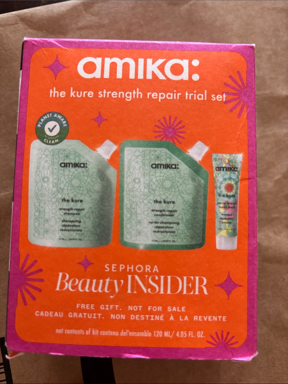 Amika 3pc Sephora Birthday Set NWT